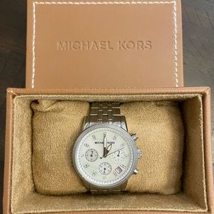 Michael Kors Silver Bracelet Watch
